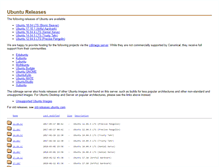 Tablet Screenshot of cn.releases.ubuntu.com