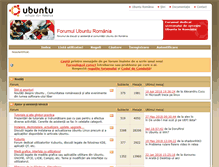 Tablet Screenshot of forum.ubuntu.ro