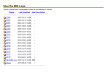 Tablet Screenshot of irclogs.ubuntu.com