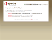 Tablet Screenshot of ajuda.ubuntu.cat