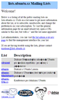 Mobile Screenshot of lists.ubuntu.cz