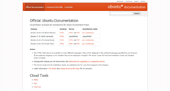 Desktop Screenshot of help.ubuntu.com