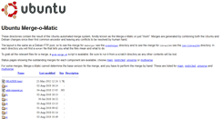 Desktop Screenshot of merges.ubuntu.com